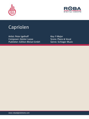 cover image of Capriolen